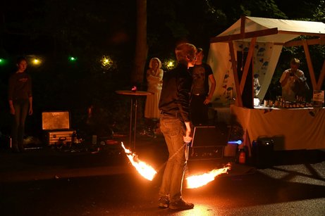 Feuershow Don Mehloni © Foto: Sabine Büttner