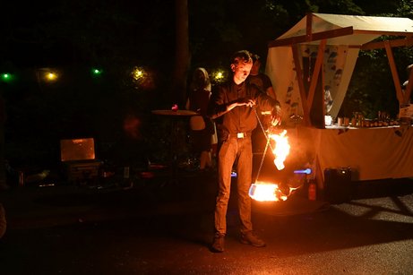 Feuershow Don Mehloni © Foto: Sabine Büttner